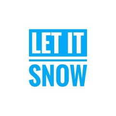 Winter word quote illustration