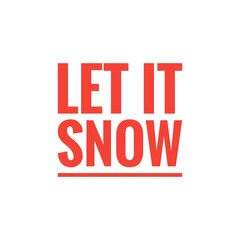 Winter word quote illustration