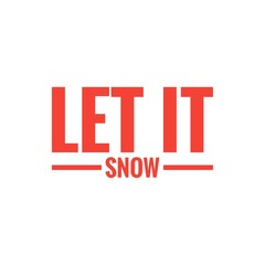 Winter word quote illustration