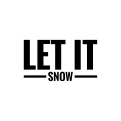 Winter word quote illustration