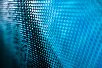 Fototapeta premium CloseUp LED blurred screen. LED soft focus background. abstract background ideal for design.