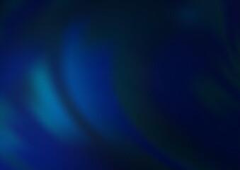 Dark BLUE vector blurred and colored background.