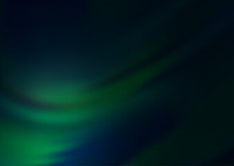 Dark Green vector abstract blurred template.