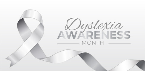 Dyslexia Awareness Month Background Illustration