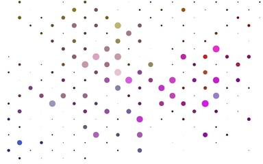 Light Multicolor, Rainbow vector template with circles.
