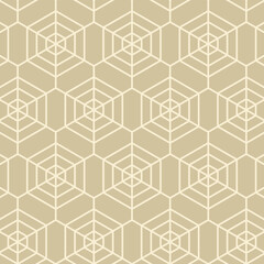 Hexagon art deco pattern background.