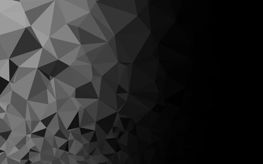 Light Silver, Gray vector abstract mosaic backdrop.