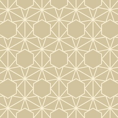 Hexagon art deco pattern background.