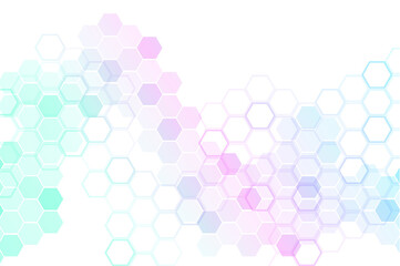 Vibrant polygonal background template.