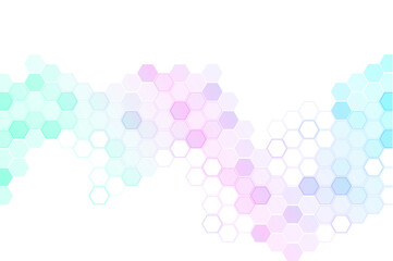 Vibrant polygonal background template.