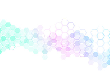 Vibrant polygonal background template.