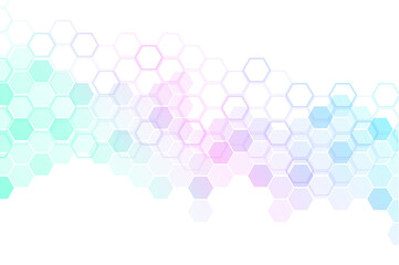 Vibrant polygonal background template.