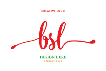 pharmacy logo composition of the letter BSL is simple, easy to understand and authoritative