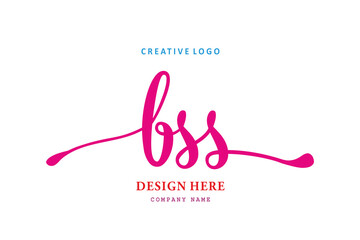 pharmacy logo composition of the letter BSS is simple, easy to understand and authoritative