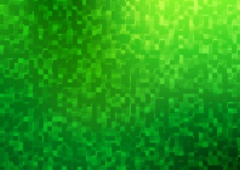 Light Green vector cover in polygonal style.