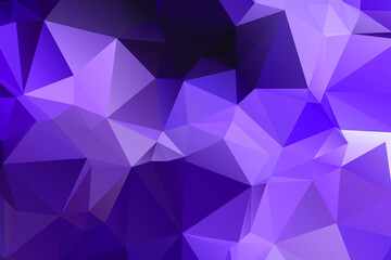 Abstract Purple Color Polygon Background Design, Abstract Geometric Origami Style With Gradient. Presentation,Website, Backdrop, Cover,Banner,Pattern Template