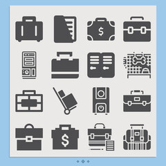 Simple set of guinea pig related filled icons.