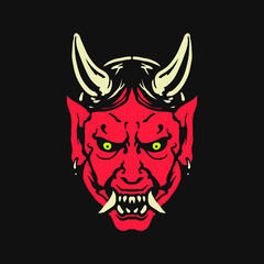 Vintage hannya mask