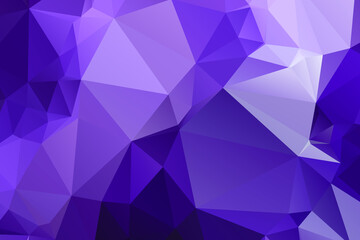 Abstract Purple Color Polygon Background Design, Abstract Geometric Origami Style With Gradient. Presentation,Website, Backdrop, Cover,Banner,Pattern Template