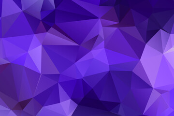 Abstract Purple Color Polygon Background Design, Abstract Geometric Origami Style With Gradient. Presentation,Website, Backdrop, Cover,Banner,Pattern Template