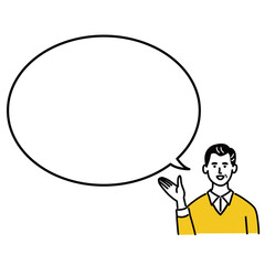 男性　シニア　ベクター　ポップ　提案　空欄