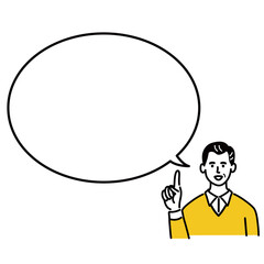 男性　シニア　ベクター　ポップ　提案　空欄