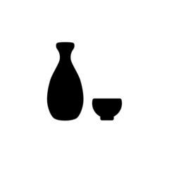 [japanese sake] vector icons