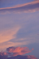 Naklejka premium 夕焼け雲