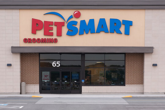 Dartmouth, Canada - July 27, 2014: PetSmart storefront. PetSmart Inc. is a pet supply chain operating in Canada, The United States and Puerto Rico.