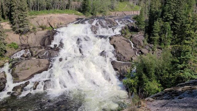 4K Video of cameron falls nwt