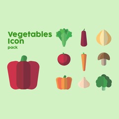 vegetables icon pack