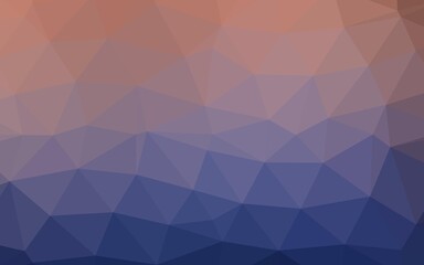 Light Blue, Red vector low poly layout.