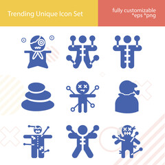 Simple set of richards related filled icons.