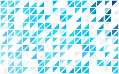 Light BLUE vector seamless layout with lines, triangles.