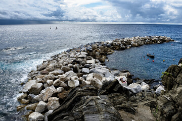 rocks on the beach