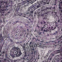 Dark moody purple and green seamless textural repeat pattern. Highly intricate and deeply detailed background swatch. Luxurious rich fashion textile feel.