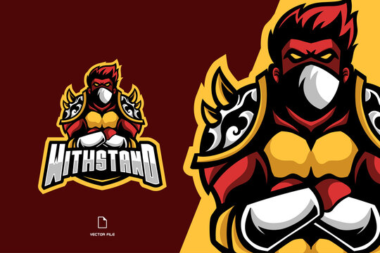 Premium Vector  Fighter esport team mascot logo