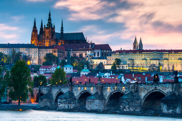 Obraz premium View of the city of Prague