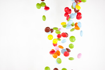 落下するチョコレート