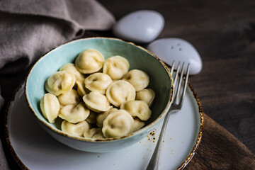 Traditional russian dumplings