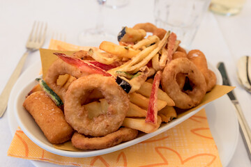 Fried vegetable