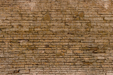 Limestone texture wall of the old fortress for background