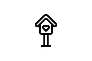 Valentine Outline Icon - Love Furniture