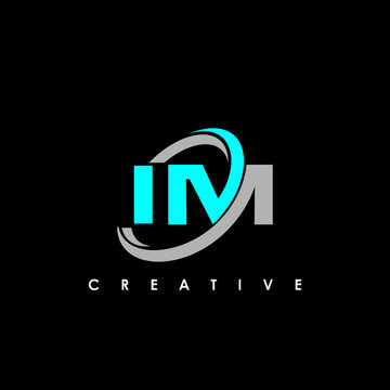 IM Letter Initial Logo Design Template Vector Illustration	
