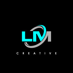 LM Letter Initial Logo Design Template Vector Illustration	
 - obrazy, fototapety, plakaty