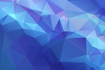 Obraz premium Abstract Blue Color Polygon Background Design, Abstract Geometric Origami Style With Gradient. Presentation,Website, Backdrop, Cover,Banner,Pattern Template