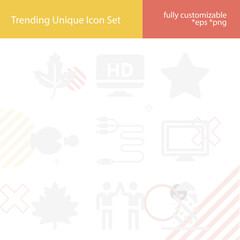 Simple set of great related filled icons.