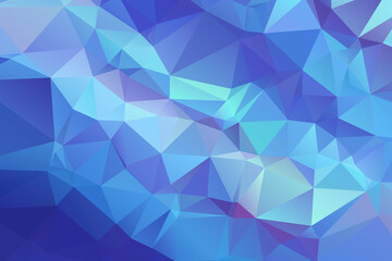 Fototapeta premium Abstract Blue Color Polygon Background Design, Abstract Geometric Origami Style With Gradient. Presentation,Website, Backdrop, Cover,Banner,Pattern Template