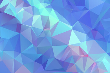 Abstract Blue Color Polygon Background Design, Abstract Geometric Origami Style With Gradient. Presentation,Website, Backdrop, Cover,Banner,Pattern Template