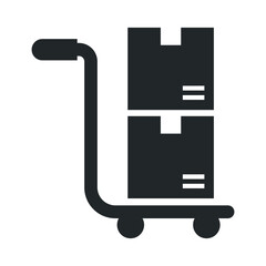 Delivery, trolley icon